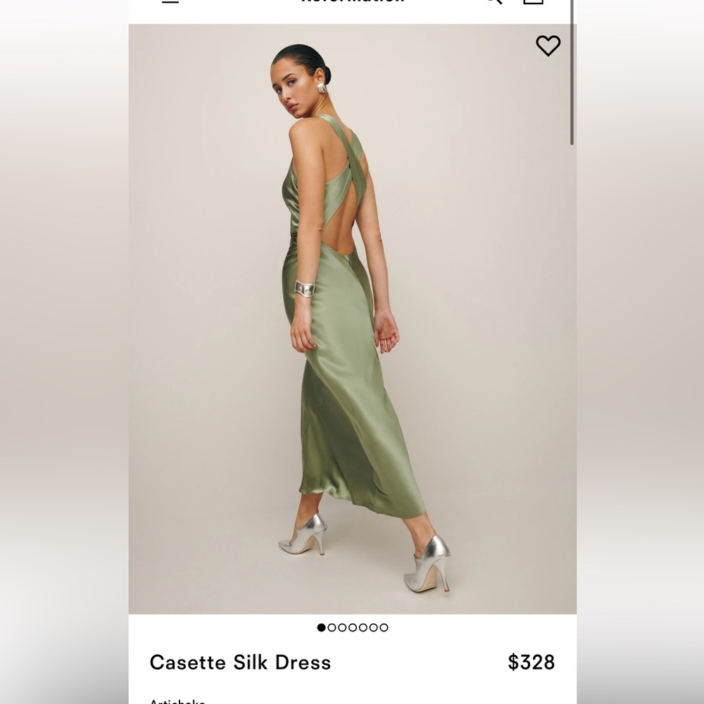 Reformation Casette dress NWT